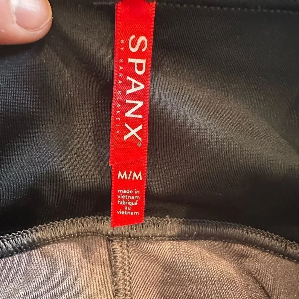 Spanx luxe velour high waisted leggings silver chrome